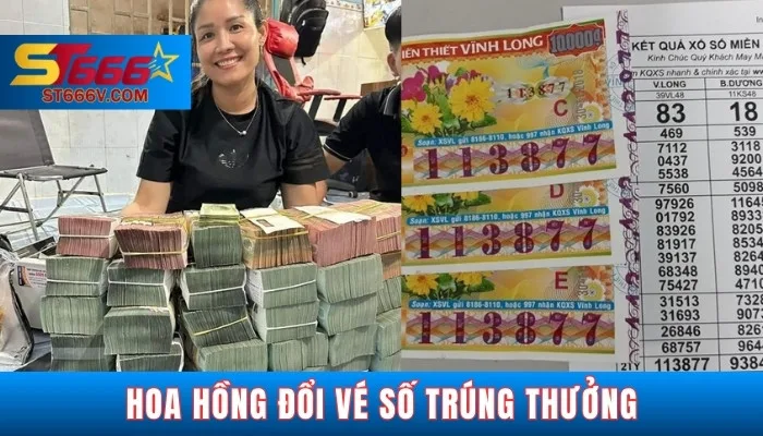 Hoa hồng đổi vé số trúng thưởng