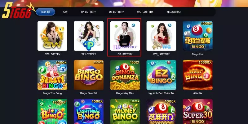 Sảnh DB Lottery Tại ST666 – Trải Nghiệm Xổ Số Đổi Thưởng Đỉnh Cao 1 Thông tin chung về sảnh DB Lottery